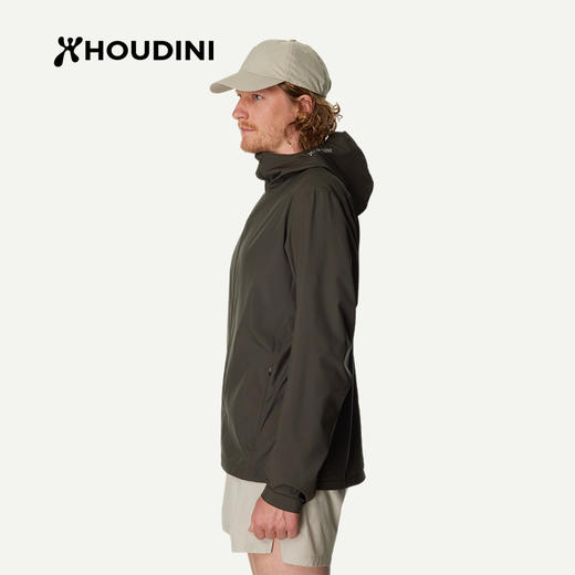 HOUDINI胡丁尼 Pace Trail 疾速户外26春夏新男连帽骑行跑步防风夹克 810059 商品图1
