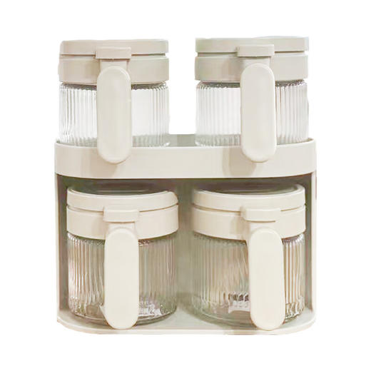 NITORI宜得利家居 厨房家用盐罐调味料收纳盒按压弹盖调料盒 商品图9