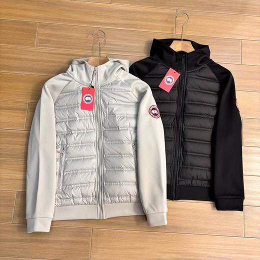 鹅拼接连帽羽绒服外套 商品图0