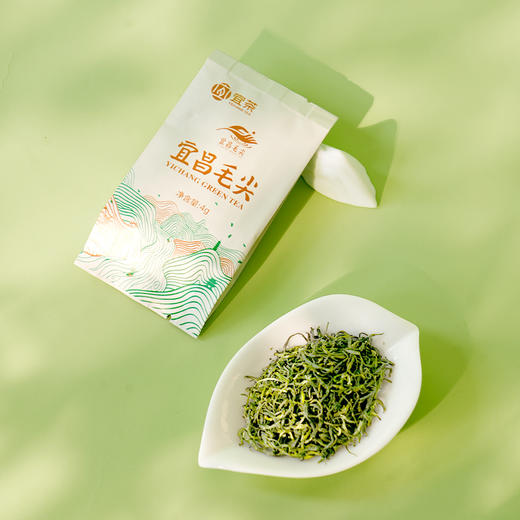 【宜茶甄选】宜昌茶叶 宜昌高山茶叶毛尖礼盒192g(4gx48)有礼袋 商品图3