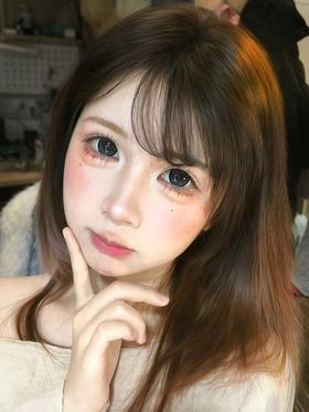 Hanawink 半年抛 黑尾痣 直径14.5mm着色14.2mm