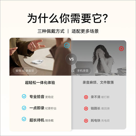 【新品】安克AI录音豆 D3200 商品图3