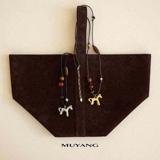 小众新中式风格【慕阳系列项链】🏮气质复古设计时尚沐葫项链/金马银马项链🐎从细节显露个性与气场🤵‍♀️百搭有气质 商品图1