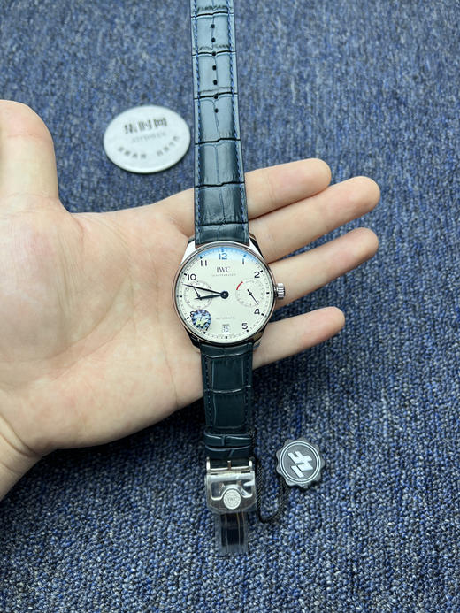 ZF神器 IWC－葡萄牙系列七日链 葡七 男士腕表 白盘蓝针 商品图8