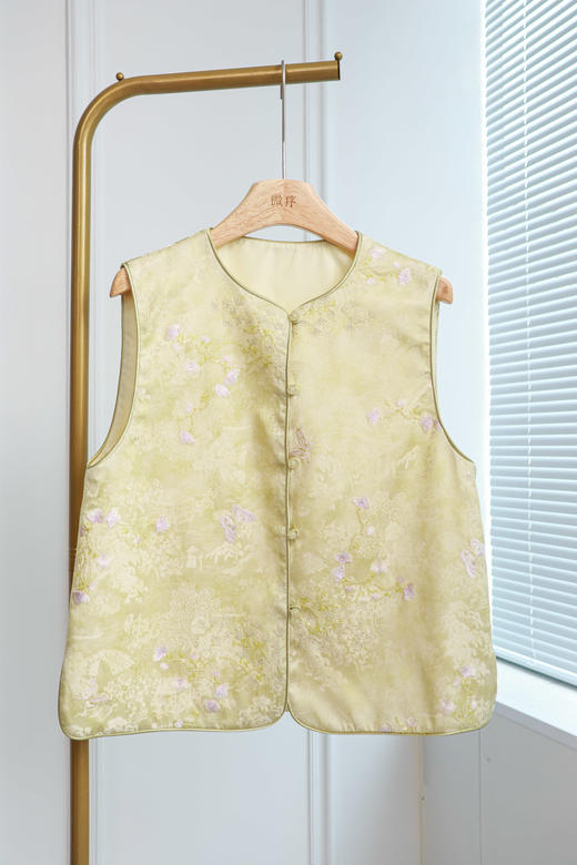 花酿|中式亮片绣花马甲 商品图0