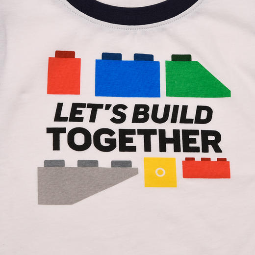 棉果果× LEGO男童夏季凉感白色背心氨棉汗布纯棉背心L212170226396 商品图2