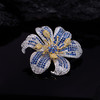 重工奢华花朵胸针，创意设计感镶锆石胸花配饰别针LY-Z-244 商品缩略图0