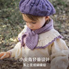 【红品限定】嫚熙儿童围巾女宝宝红色秋冬保暖外出围脖氛围感毛织围巾 商品缩略图3