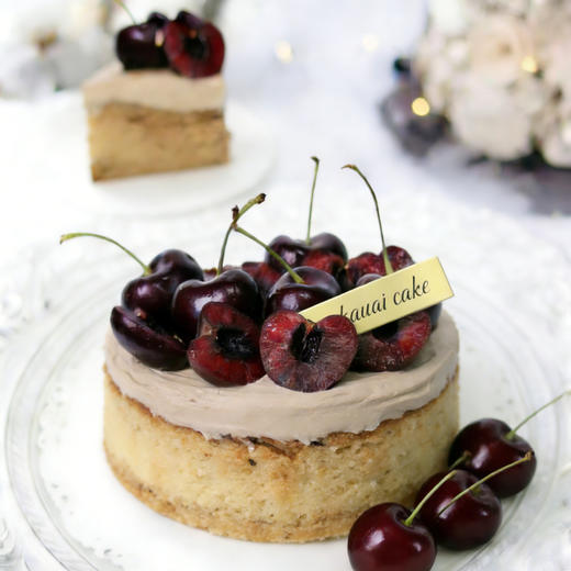 2026年马年新品蛋糕  岛屿*樱巧黑金巴斯克  巧克力巴斯克生日蛋糕（深圳同城） 商品图1