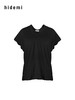 hidemi副线小h V领百搭小飞袖短袖T恤 商品缩略图14