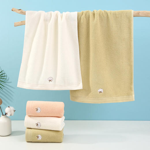 【优质柔软面料❗️久洗不发硬】纯棉礼品毛巾不掉毛全棉家用面巾刺绣。jc 商品图1