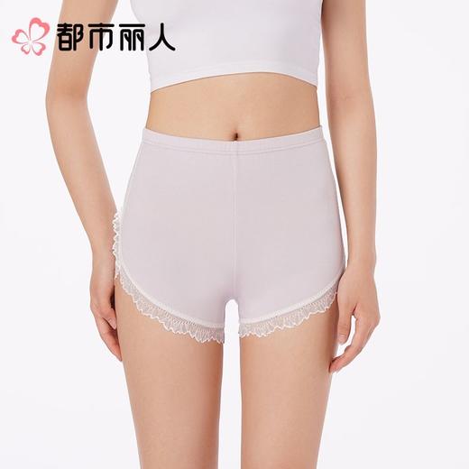 都市丽人打底裤安全裤防走光薄罗纹棉打底裤三分裤舒适打底LLC1A6 商品图1