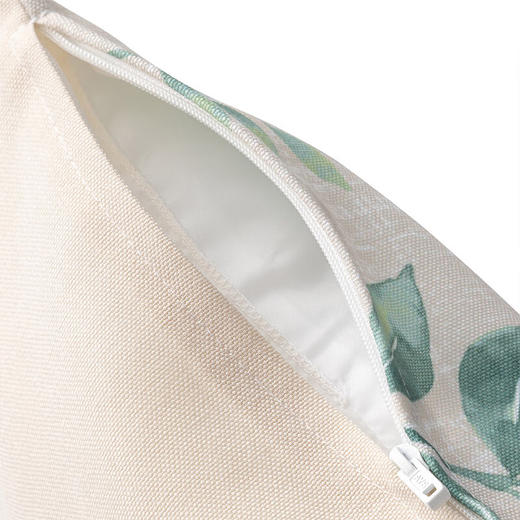 NITORI宜得利家居 居家客厅卧室抱枕办公室座椅靠垫套不含枕芯 新绿叶 商品图2