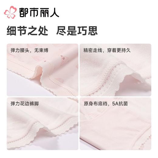 都市丽人内裤女士内裤50支莫代尔内裤木代尔内裤纤柔绵内裤LKC5C6 商品图3