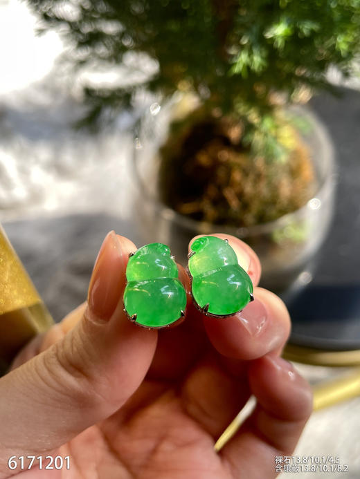 6171201，葫芦耳钉。具体价格微信咨询 商品图1