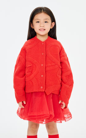 jnby   26年春款   短款开襟毛衫 1Q1313300