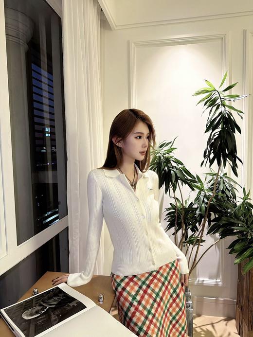 【非质量问题不退】PP12-缪缪 拼色格纹侧拉链铅笔休闲短裙(CC*PP) 商品图4