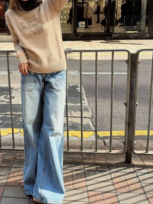 【非质量问题不退】PP16-驴家亮片牛仔裤(CC*PP) 商品图5