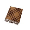 经典  格纹交织深浅棕调，像把英伦庄园的秋意裁成了披肩 —羊绒混纺的绒 商品缩略图2