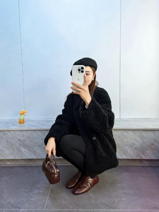 经典鲨2026春季专柜新品法式复古魔术贴软底舒适防滑单鞋女KW507-617011 商品图2