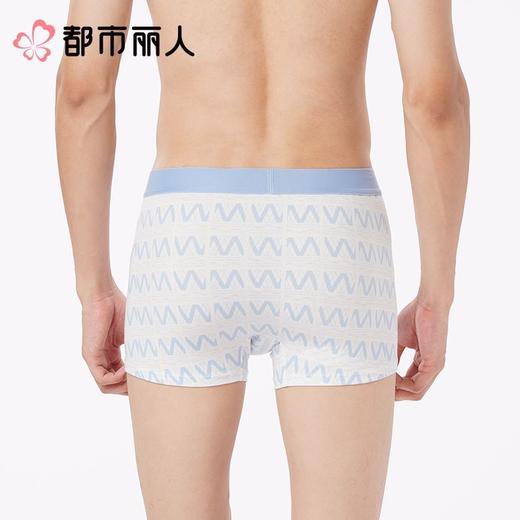 都市丽人内裤男士内裤40S棉拉架内裤棉平角内裤明筋内裤潮流时尚内裤FKCC11 商品图2