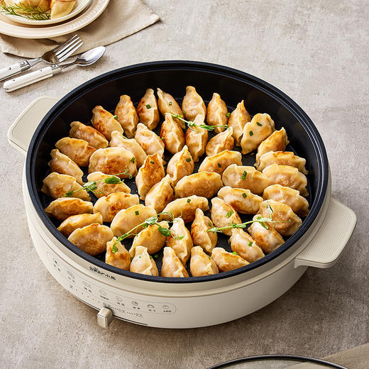 小熊（Bear）电饼铛电饼档家用单面煎饼锅加大烙饼锅早餐机蛋饼机煎烤机多功能3档火力 50mm加深 DBC-H16U5 商品图4