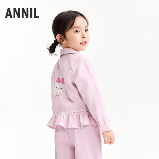 【实体店同款】女童翻领外套春季新款安奈儿童装XG615070 商品图2