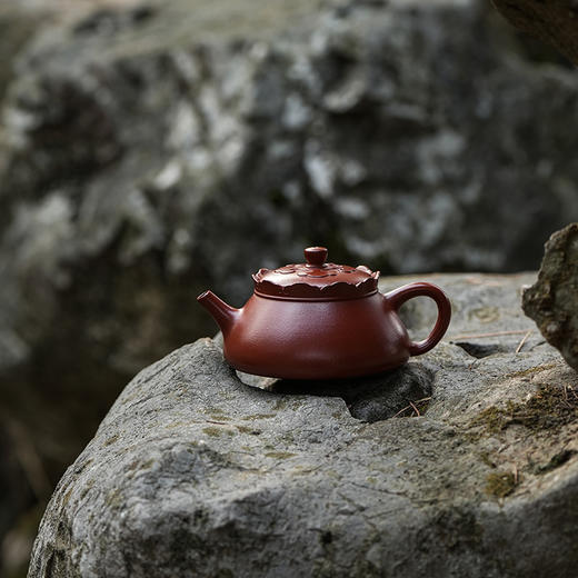 龙德堂陶艺 汤宣武 作品《佛冠》原矿大红袍 180cc 库存请咨询客服 商品图1