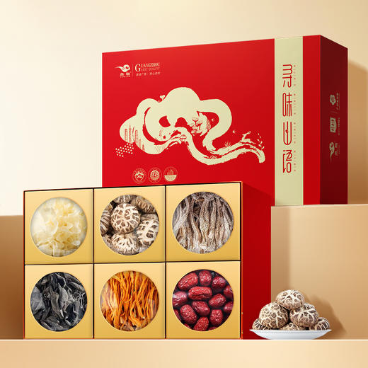 【燕联】寻味山语·菇菌礼盒416克 商品图1