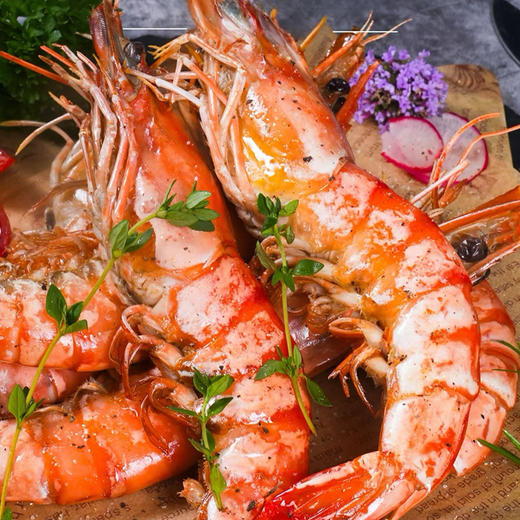 【渔礼记泰国活冻黑虎虾礼盒】壳薄肉嫩 晶莹剔透原装级品质大虾（2.5斤） 商品图4