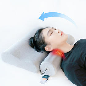 【每天十分钟 颈椎真舒坦】TOTONUT加特林颈椎按摩枕2代 覆盖头颈肩 3D环抱式包裹颈部 振动热敷 舒缓拉伸 软硬结合 直流变频按摩 4档调温 外套可水洗