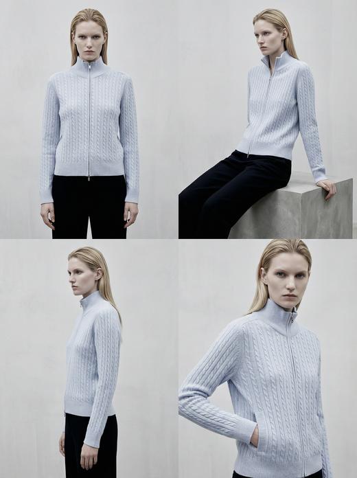 KINGDEER/KD 秋冬新款女式长袖羊绒衫L805752经典基本款/气质款鹿王 红色 商品图3