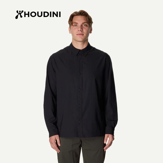 HOUDINI胡丁尼Symbio Base共栖男户外26春夏新男休闲商务长袖衬衫 860058 商品图2