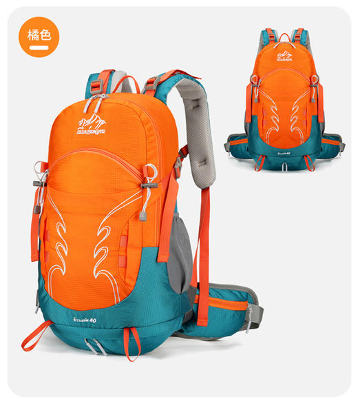 【下单送防雨罩】35L男女户外徒步登山背囊悬浮背可拆卸板防泼水女运动双肩背包 独立鞋仓设计 商品图7