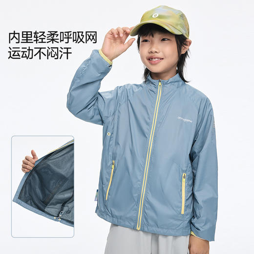 onmygame【轻量果冻皮】儿童春季外套立领运动外套2026新款 GQ1S120160 商品图3