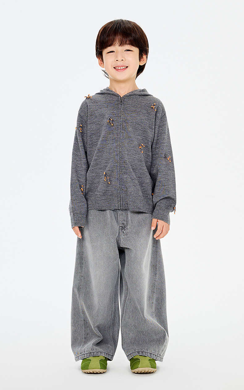 jnby  26年春款  短款开襟毛衫   1Q1313360