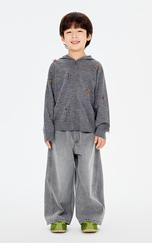 jnby  26年春款  短款开襟毛衫   1Q1313360 商品图0