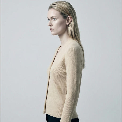 KINGDEER/KD秋冬新款女式v领慵懒休闲羊绒衫L805567经典基本款/气质款鹿王 红色 商品图9