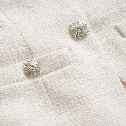 「自」全新升级【铂金会员339/天猫459/差价120】(35045)洛诗琳气质小香风连衣裙2026早春新款粗花呢气质假两件连衣裙女 商品图2