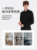callisto黑色弹力亲肤混纺衬衫 商品缩略图4