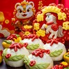 【斌哥优选】胶东花饽饽。山东非遗年味，蒸出来的艺术品。拒绝人工色素，颜色全来自新鲜果蔬榨汁。 商品缩略图0