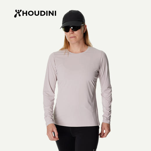 HOUDINI胡丁尼Pace Air LS空速女户外26春夏新跑步徒步长袖T恤 840064 商品图5