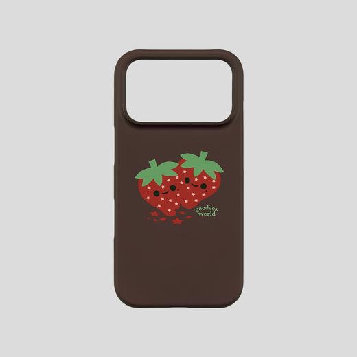 GOODBAI GOODEES 新款个性趣味简约草莓星星印花手机壳 商品图2
