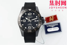 AF浪琴康卡斯43系列 康卡斯43mm 全黑陶瓷款腕表 黑武士 男士腕表 43mm的表径