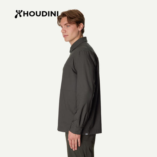 HOUDINI胡丁尼Symbio Field共栖男户外26春夏新男休闲长袖衬衫 860060 商品图1