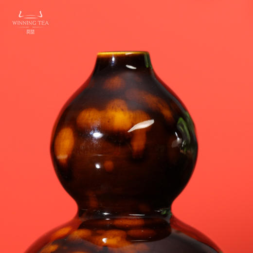 问鼎虎斑天目小葫芦瓶 商品图4