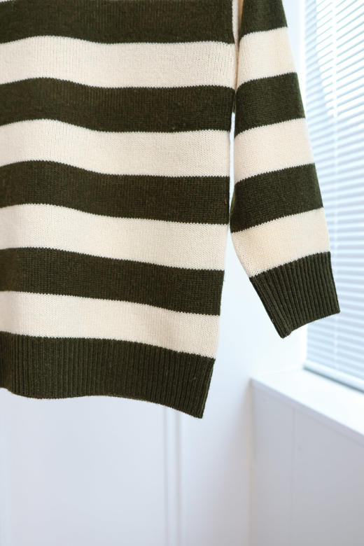 儿童时尚条纹羊毛衣 商品图2