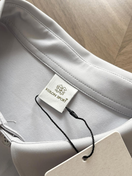 原单正品 KOLON SPORT可隆男士拉绒商务POLO衫
颜色：黑色，灰色
尺码：L，XL，XXL，XXXL，4XL 商品图7