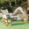 NITORI宜得利家居 户外露营可折叠椅便携式复古高背蝴蝶椅折叠凳慵懒风 商品缩略图2