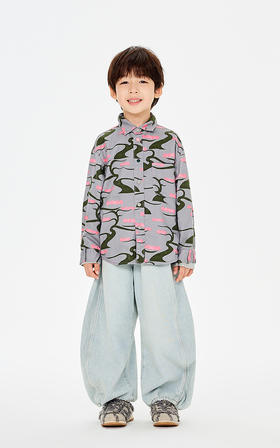 jnby  26年春款  长袖衬衣  1Q1211200